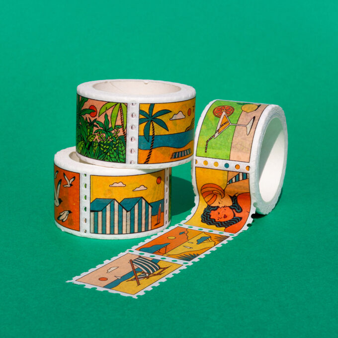 Summer - Stamps washi tape – Image 5