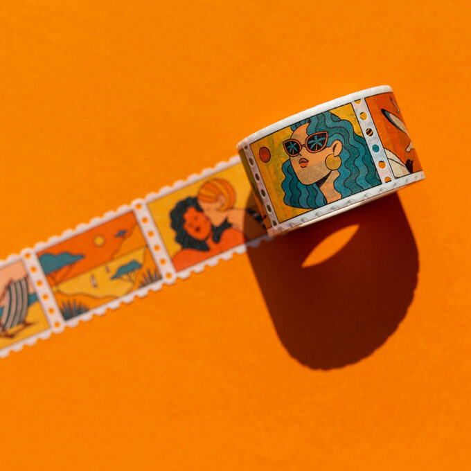 Summer - Stamps washi tape – Image 7