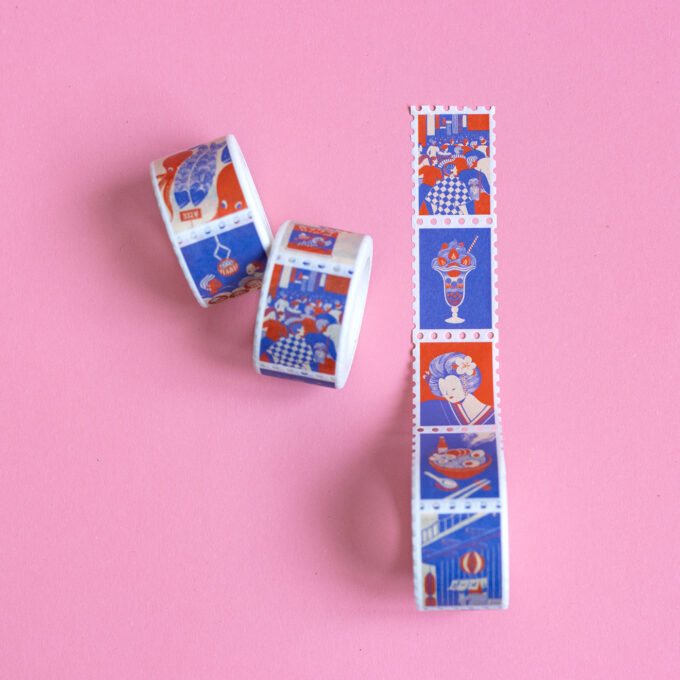 Japan - Stamps washi tape – Image 3