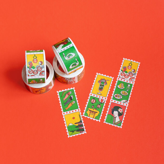 Japan - Stamps washi tape – Image 4