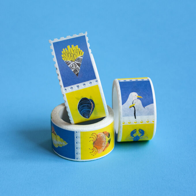 Marée Haute - Stamps washi tape